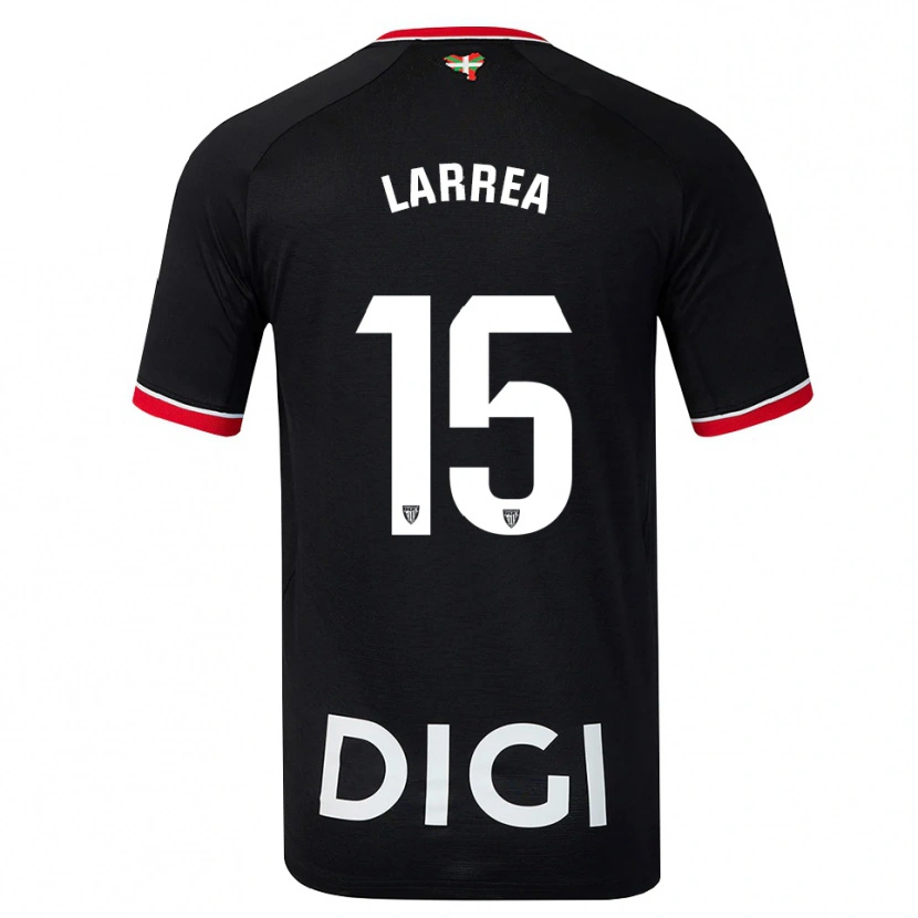 Danxen Herren Beñat Larrea #15 Schwarz Weiß Rot Auswärtstrikot Trikot 2026/27 T-Shirt Schweiz