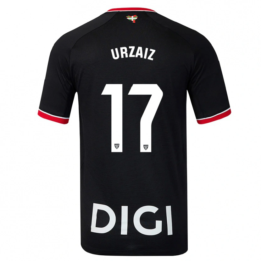 Danxen Herren Unax Urzaiz #17 Schwarz Weiß Rot Auswärtstrikot Trikot 2026/27 T-Shirt Schweiz