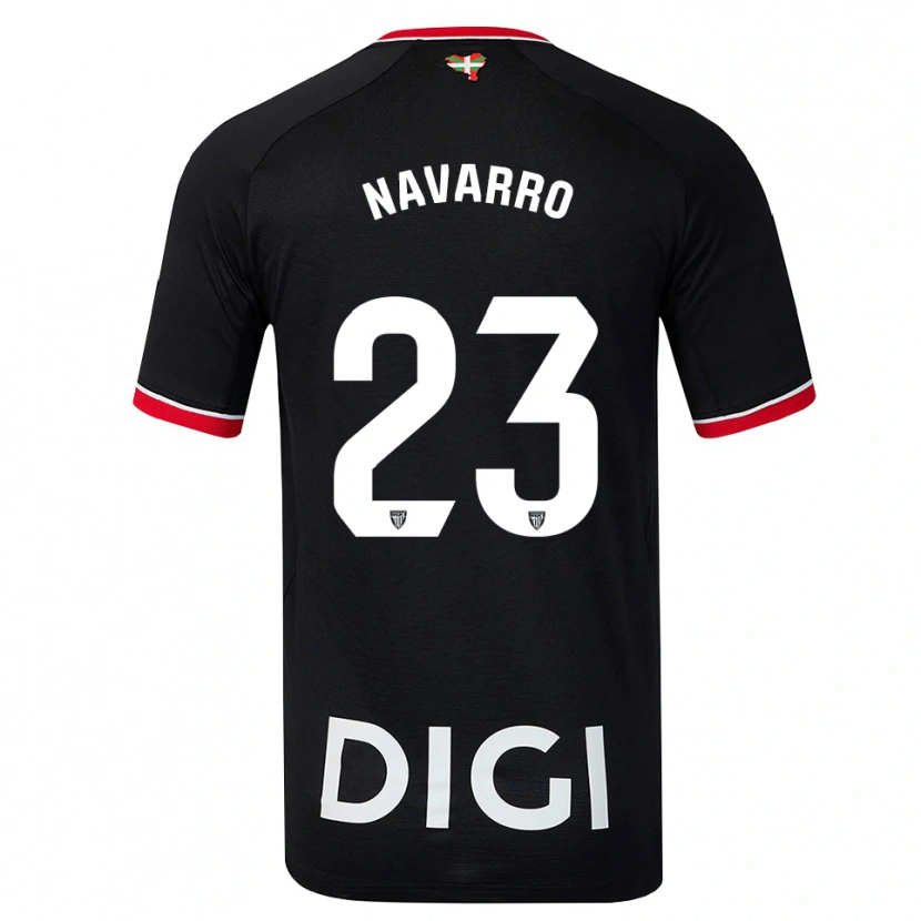 Danxen Herren Robert Navarro #23 Schwarz Weiß Rot Auswärtstrikot Trikot 2026/27 T-Shirt Schweiz