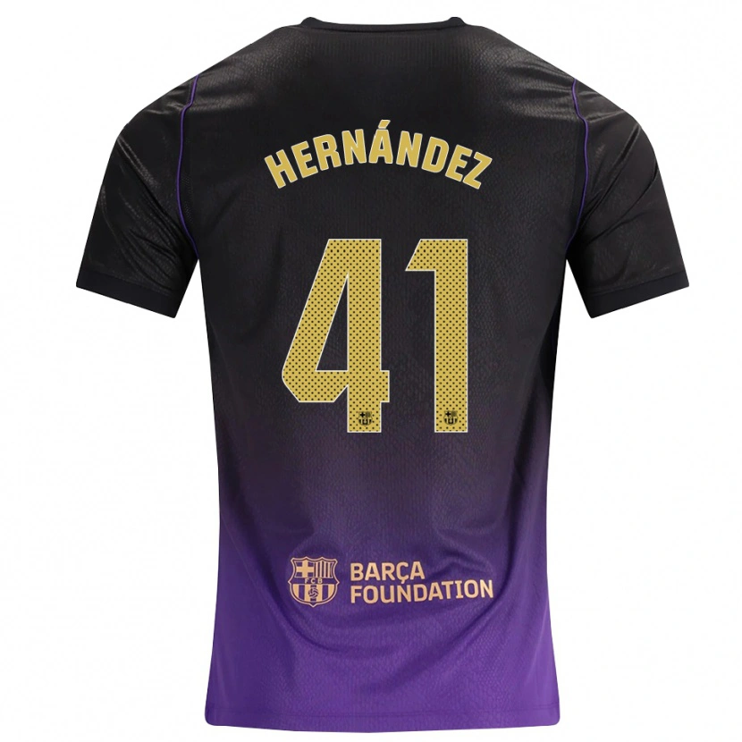 Danxen Herren Juan Hernández #41 Lila Gelb Schwarz Auswärtstrikot Trikot 2026/27 T-Shirt Schweiz