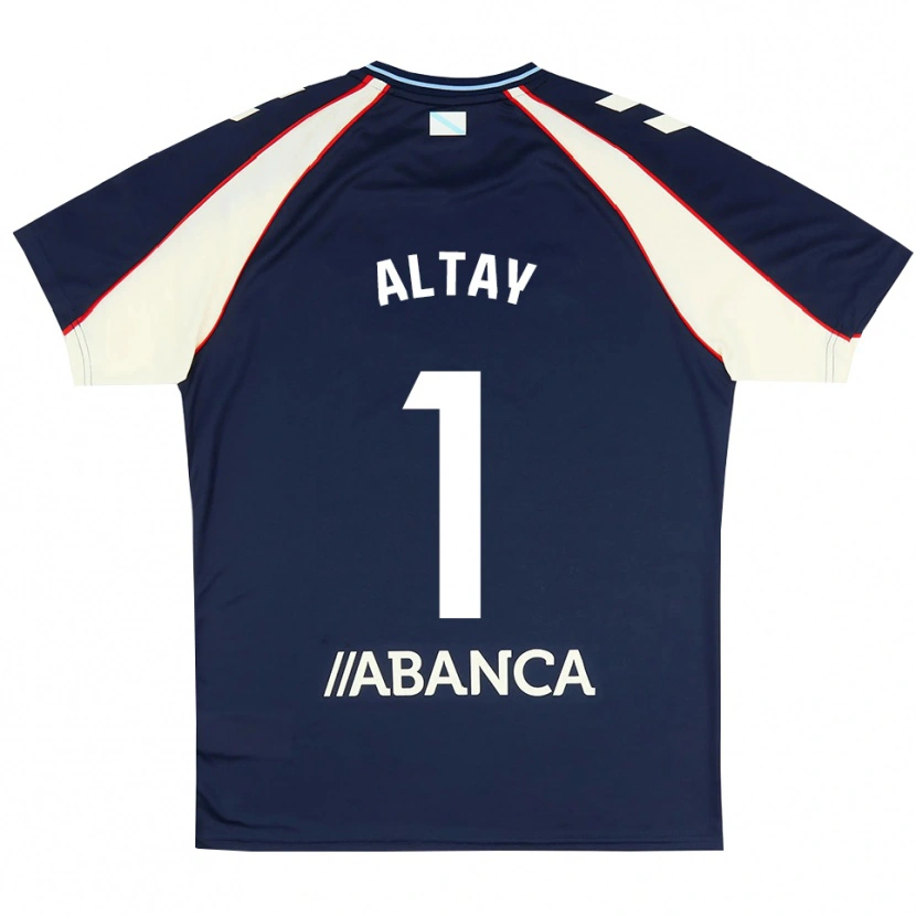 Danxen Herren Altay Bayındır #1 Königsblau Rot Weiß Auswärtstrikot Trikot 2026/27 T-Shirt Schweiz