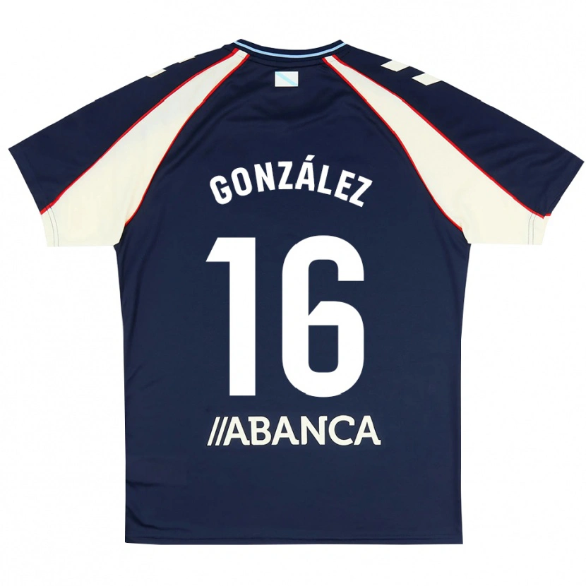 Danxen Herren Hugo González #16 Königsblau Rot Weiß Auswärtstrikot Trikot 2026/27 T-Shirt Schweiz