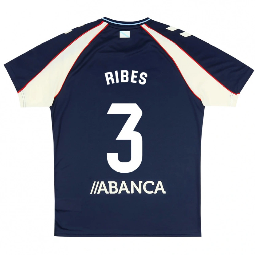 Danxen Herren Kike Ribes #3 Königsblau Rot Weiß Auswärtstrikot Trikot 2026/27 T-Shirt Schweiz
