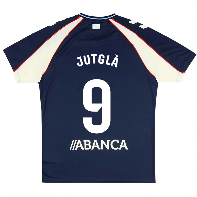 Danxen Herren Ferran Jutglà #9 Königsblau Rot Weiß Auswärtstrikot Trikot 2026/27 T-Shirt Schweiz