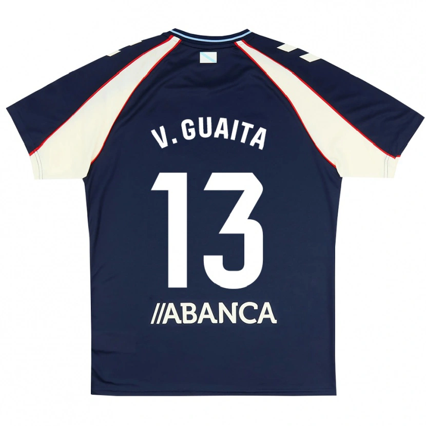 Danxen Herren Vicente Guaita #13 Königsblau Rot Weiß Auswärtstrikot Trikot 2026/27 T-Shirt Schweiz