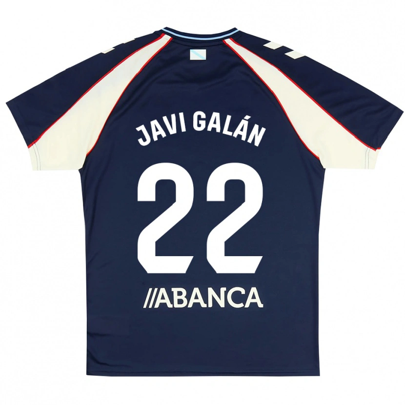 Danxen Herren Javi Galán #22 Königsblau Rot Weiß Auswärtstrikot Trikot 2026/27 T-Shirt Schweiz