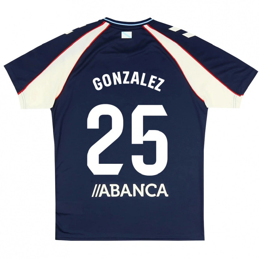 Danxen Herren Marcos González #25 Königsblau Rot Weiß Auswärtstrikot Trikot 2026/27 T-Shirt Schweiz