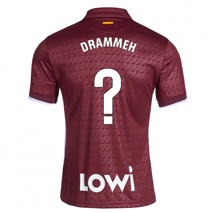 Danxen Herren Ebrahima Drammeh #0 Dunkelrot Weiß Auswärtstrikot Trikot 2026/27 T-Shirt Schweiz