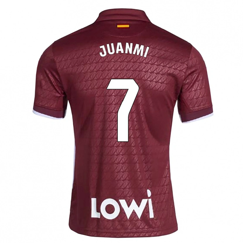 Danxen Herren Juan Miguel Jiménez López #7 Dunkelrot Weiß Auswärtstrikot Trikot 2026/27 T-Shirt Schweiz
