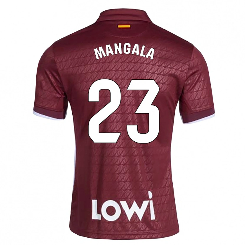 Danxen Herren Orel Mangala #23 Dunkelrot Weiß Auswärtstrikot Trikot 2026/27 T-Shirt Schweiz