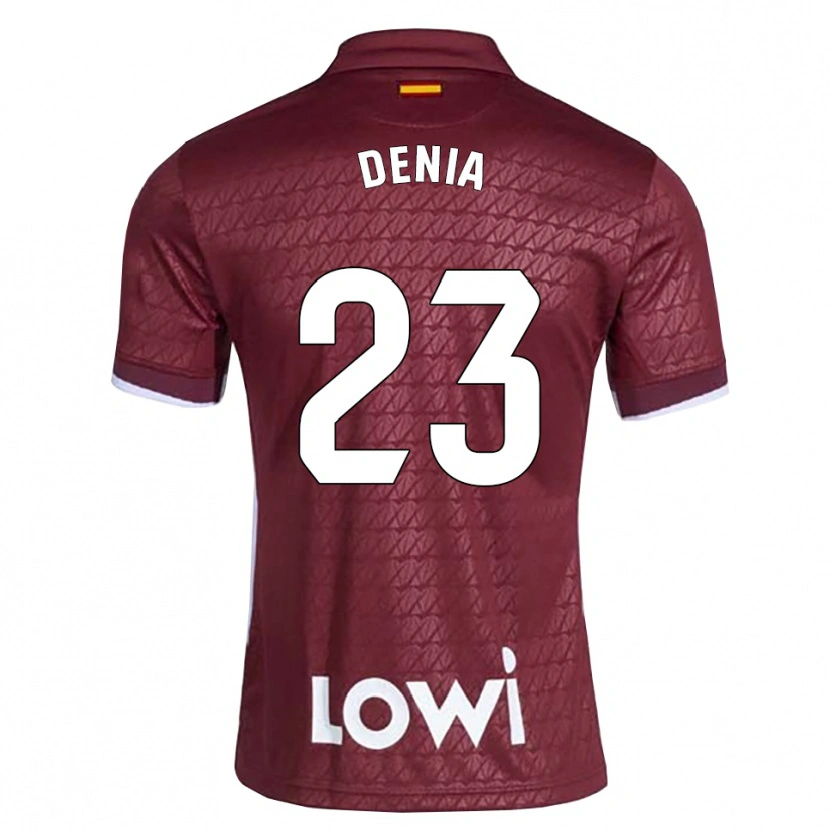Danxen Herren Marcos Denia #23 Dunkelrot Weiß Auswärtstrikot Trikot 2026/27 T-Shirt Schweiz