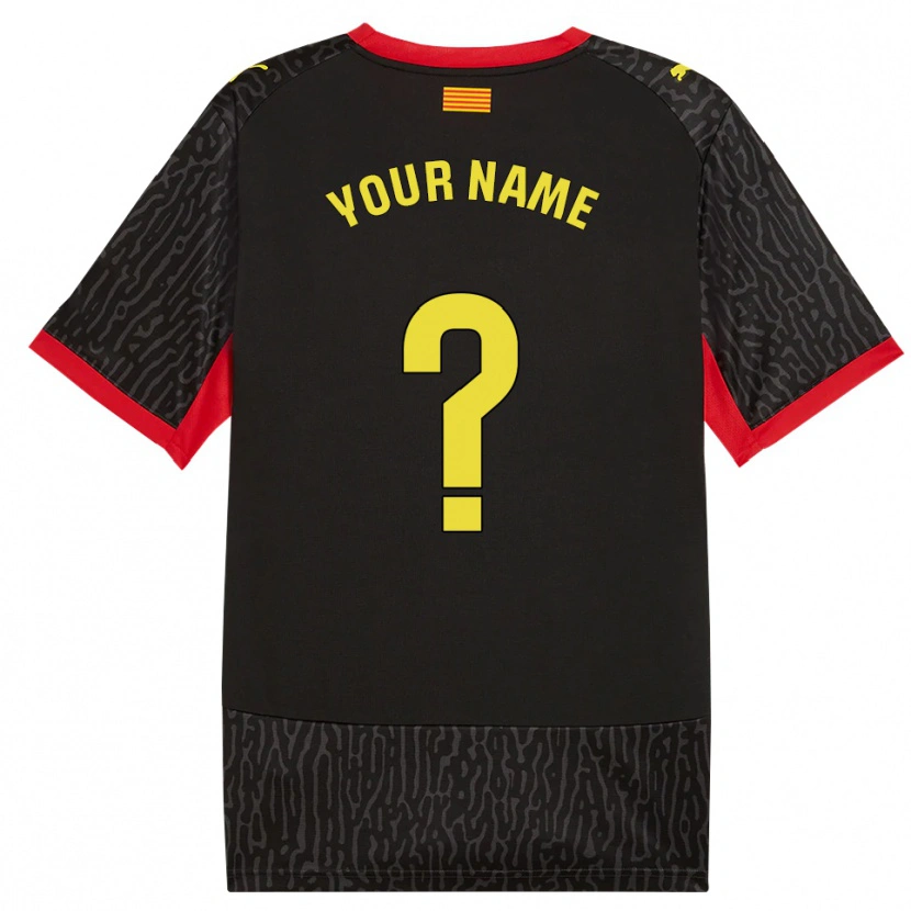 Danxen Herren Ihren Namen #0 Schwarz Gelb Rot Auswärtstrikot Trikot 2026/27 T-Shirt Schweiz