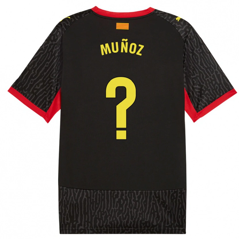 Danxen Herren Yeray Muñoz #0 Schwarz Gelb Rot Auswärtstrikot Trikot 2026/27 T-Shirt Schweiz