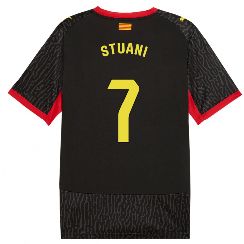 Danxen Herren Cristhian Stuani #7 Schwarz Gelb Rot Auswärtstrikot Trikot 2026/27 T-Shirt Schweiz