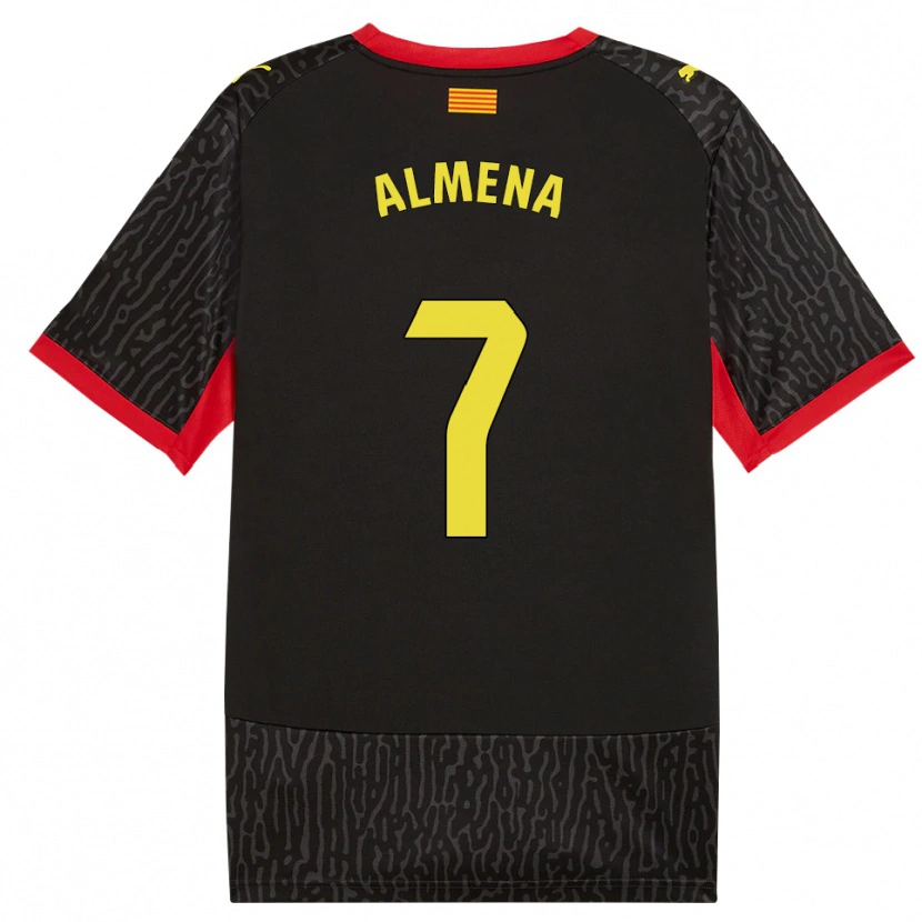 Danxen Herren Iker Almena #7 Schwarz Gelb Rot Auswärtstrikot Trikot 2026/27 T-Shirt Schweiz