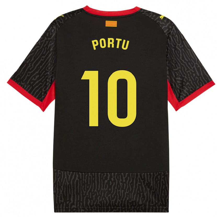 Danxen Herren Cristian Portugués Manzanera #10 Schwarz Gelb Rot Auswärtstrikot Trikot 2026/27 T-Shirt Schweiz