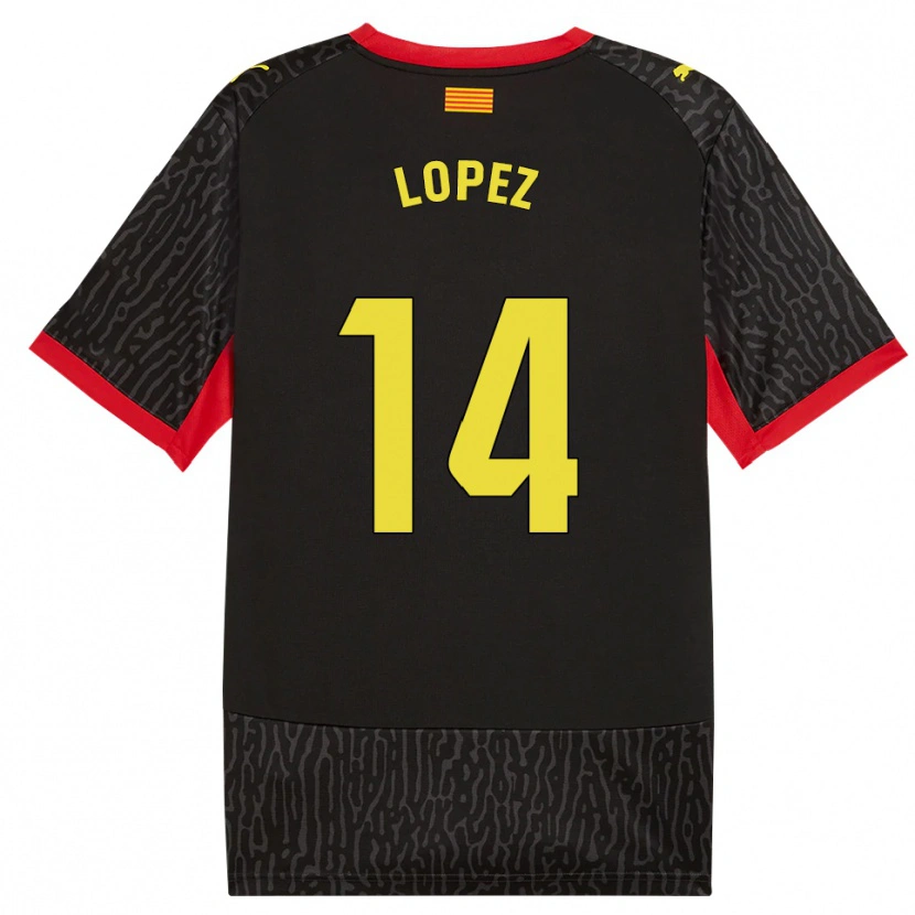 Danxen Herren Judith López #14 Schwarz Gelb Rot Auswärtstrikot Trikot 2026/27 T-Shirt Schweiz