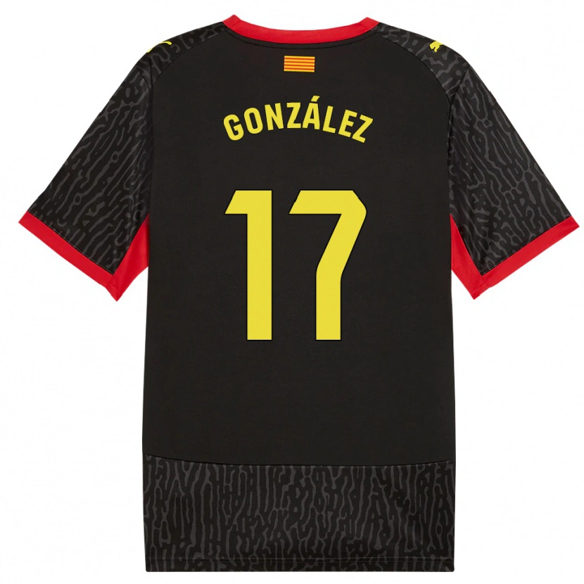 Danxen Herren Javi González #17 Schwarz Gelb Rot Auswärtstrikot Trikot 2026/27 T-Shirt Schweiz