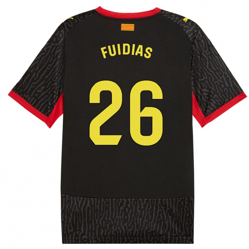 Danxen Herren Toni Fuidias #26 Schwarz Gelb Rot Auswärtstrikot Trikot 2026/27 T-Shirt Schweiz