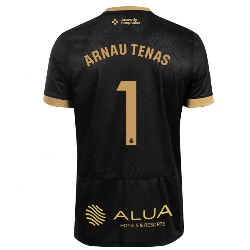 Danxen Herren Arnau Tenas #1 Schwarz Sandbraun Burly Wood Auswärtstrikot Trikot 2026/27 T-Shirt Schweiz