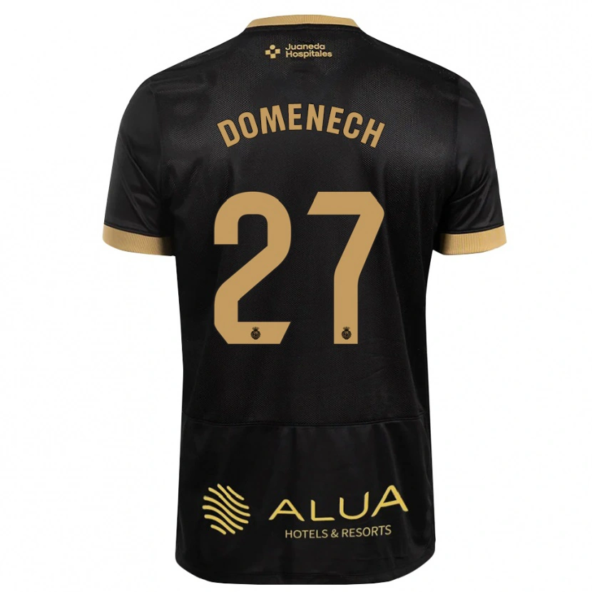 Danxen Herren Marc Domènech #27 Schwarz Sandbraun Burly Wood Auswärtstrikot Trikot 2026/27 T-Shirt Schweiz