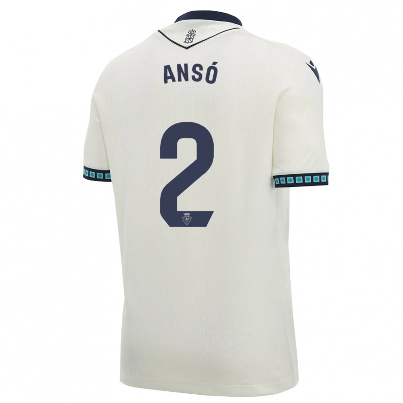 Danxen Herren Mikel Ansó #2 Weiß Schwarz Hellblau Auswärtstrikot Trikot 2026/27 T-Shirt Schweiz