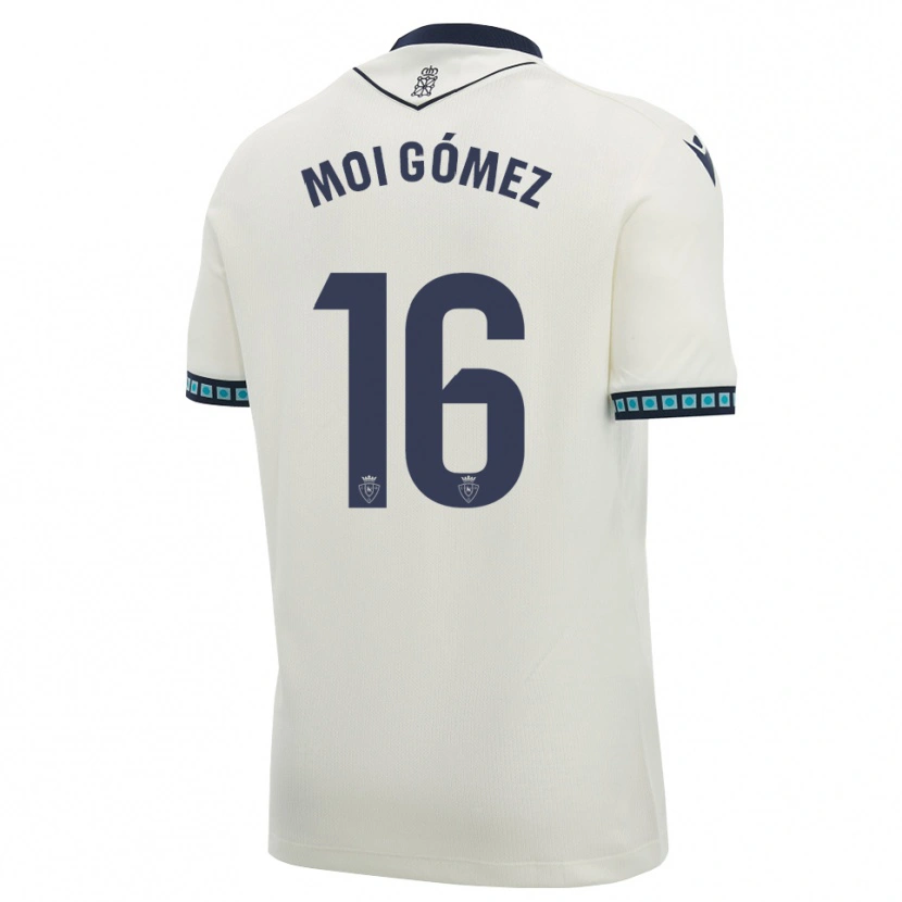 Danxen Herren Moi Gómez #16 Weiß Schwarz Hellblau Auswärtstrikot Trikot 2026/27 T-Shirt Schweiz