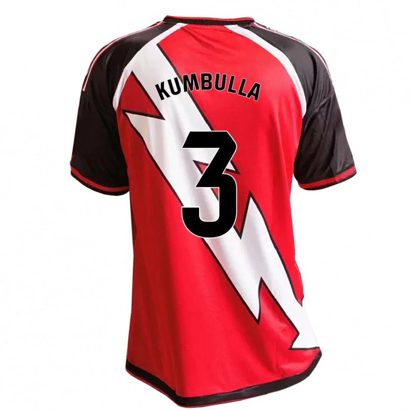 Danxen Herren Marash Kumbulla #3 Rot Schwarz Weiß Auswärtstrikot Trikot 2026/27 T-Shirt Schweiz