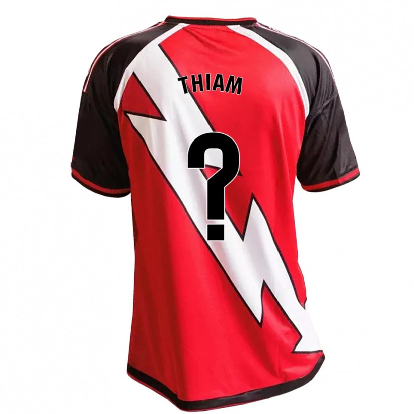 Danxen Herren Aly Thiam #0 Rot Schwarz Weiß Auswärtstrikot Trikot 2026/27 T-Shirt Schweiz