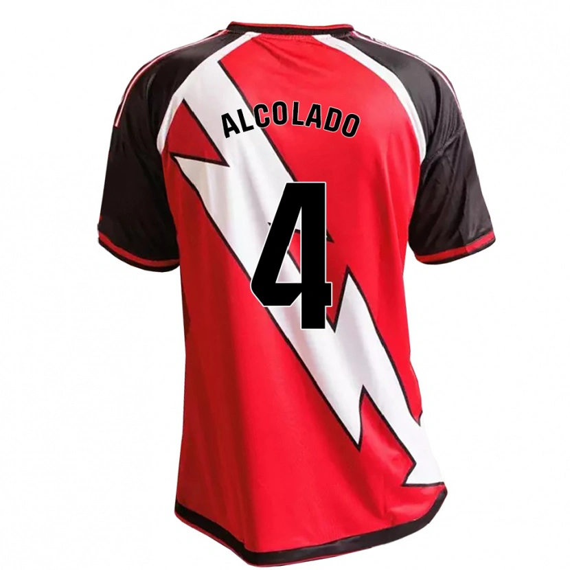 Danxen Herren Jaime Alcolado #4 Rot Schwarz Weiß Auswärtstrikot Trikot 2026/27 T-Shirt Schweiz