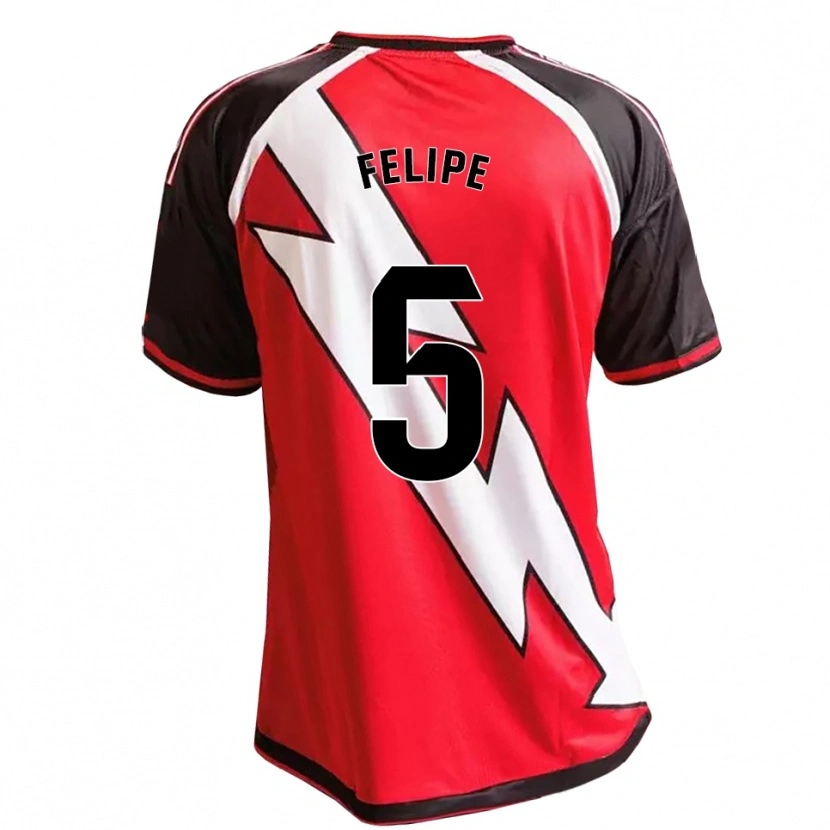 Danxen Herren Luiz Felipe #5 Rot Schwarz Weiß Auswärtstrikot Trikot 2026/27 T-Shirt Schweiz