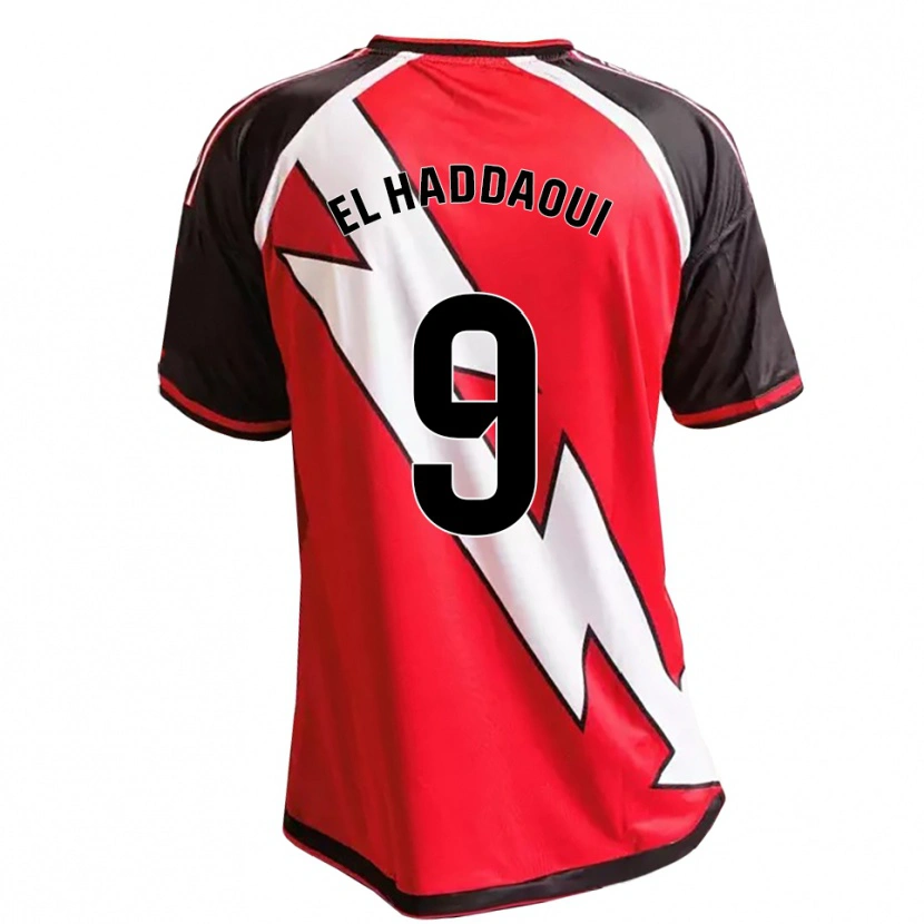 Danxen Herren Hamza El Haddaoui #9 Rot Schwarz Weiß Auswärtstrikot Trikot 2026/27 T-Shirt Schweiz