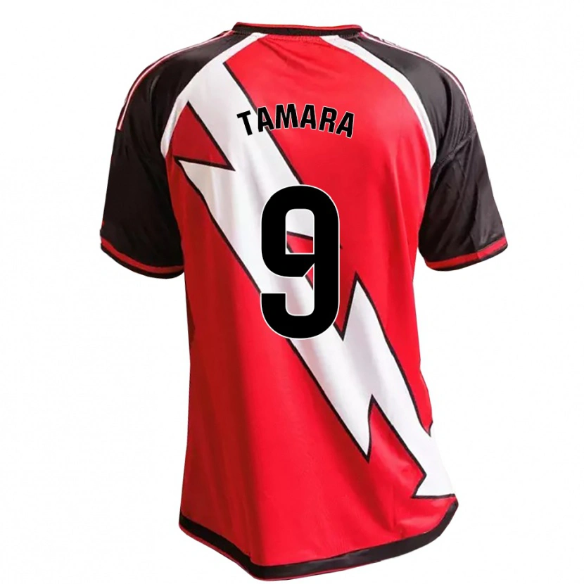 Danxen Herren Tamara Álvarez Rodríguez #9 Rot Schwarz Weiß Auswärtstrikot Trikot 2026/27 T-Shirt Schweiz