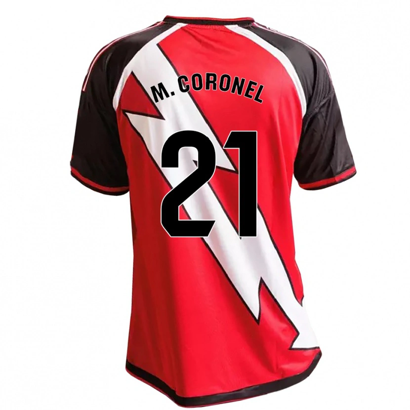 Danxen Herren Mariela Del Carmen Coronel #21 Rot Schwarz Weiß Auswärtstrikot Trikot 2026/27 T-Shirt Schweiz