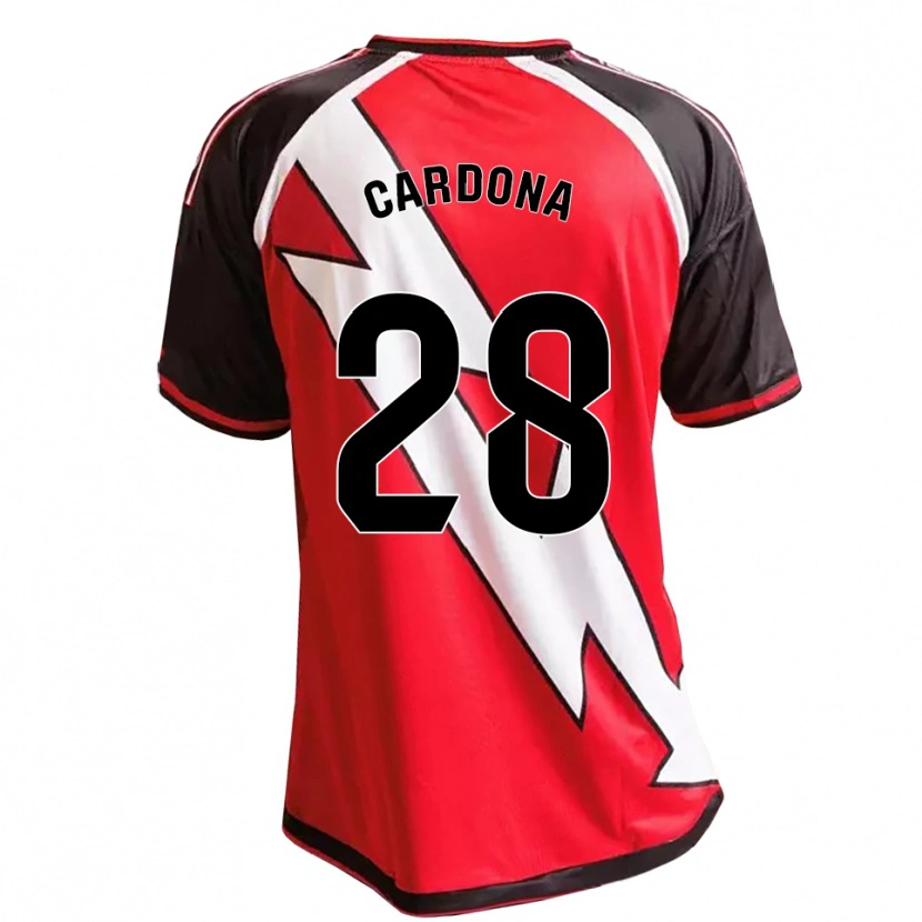 Danxen Herren Josep Cardona #28 Rot Schwarz Weiß Auswärtstrikot Trikot 2026/27 T-Shirt Schweiz
