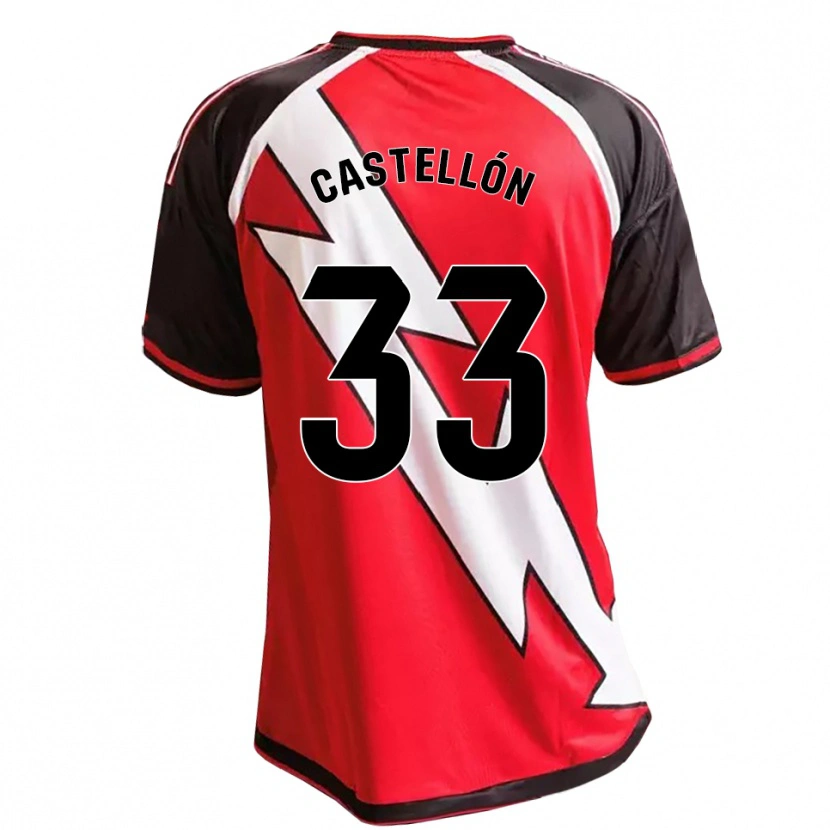 Danxen Herren Sergio Castellón #33 Rot Schwarz Weiß Auswärtstrikot Trikot 2026/27 T-Shirt Schweiz