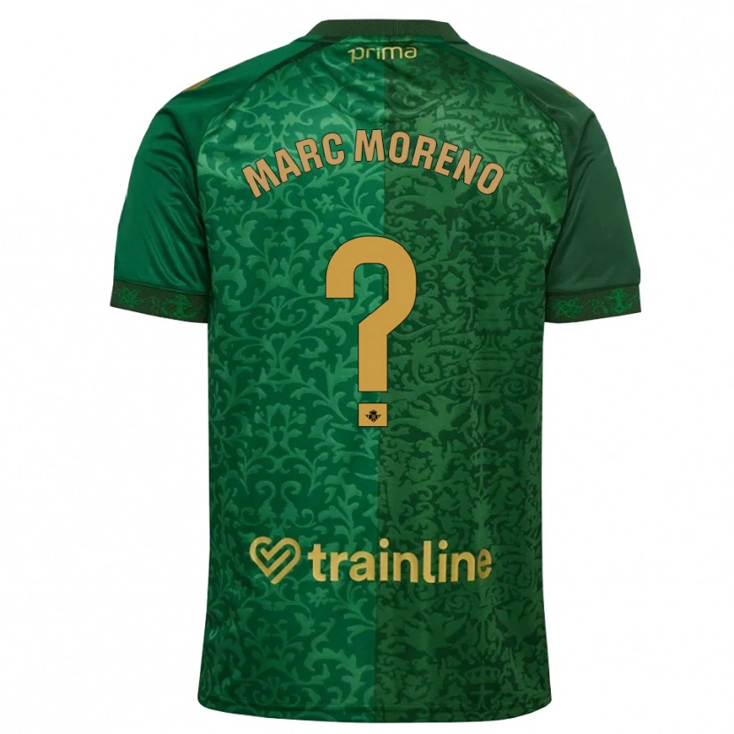Danxen Herren Marc Moreno #0 Waldgrün Dunkelgoldrute Auswärtstrikot Trikot 2026/27 T-Shirt Schweiz