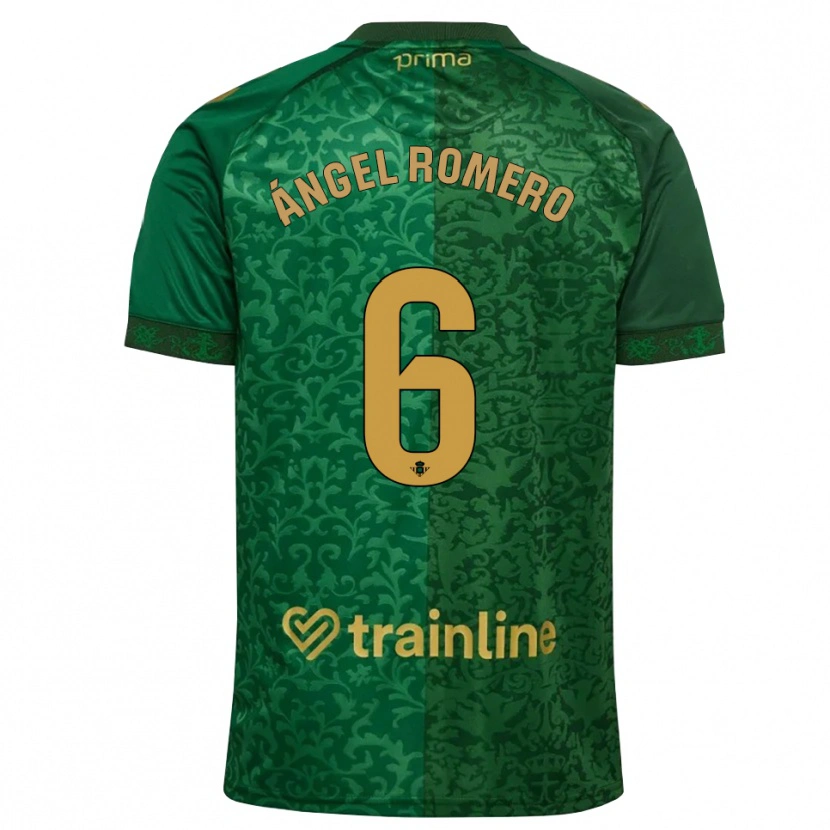 Danxen Herren Miguel Romero #6 Waldgrün Dunkelgoldrute Auswärtstrikot Trikot 2026/27 T-Shirt Schweiz