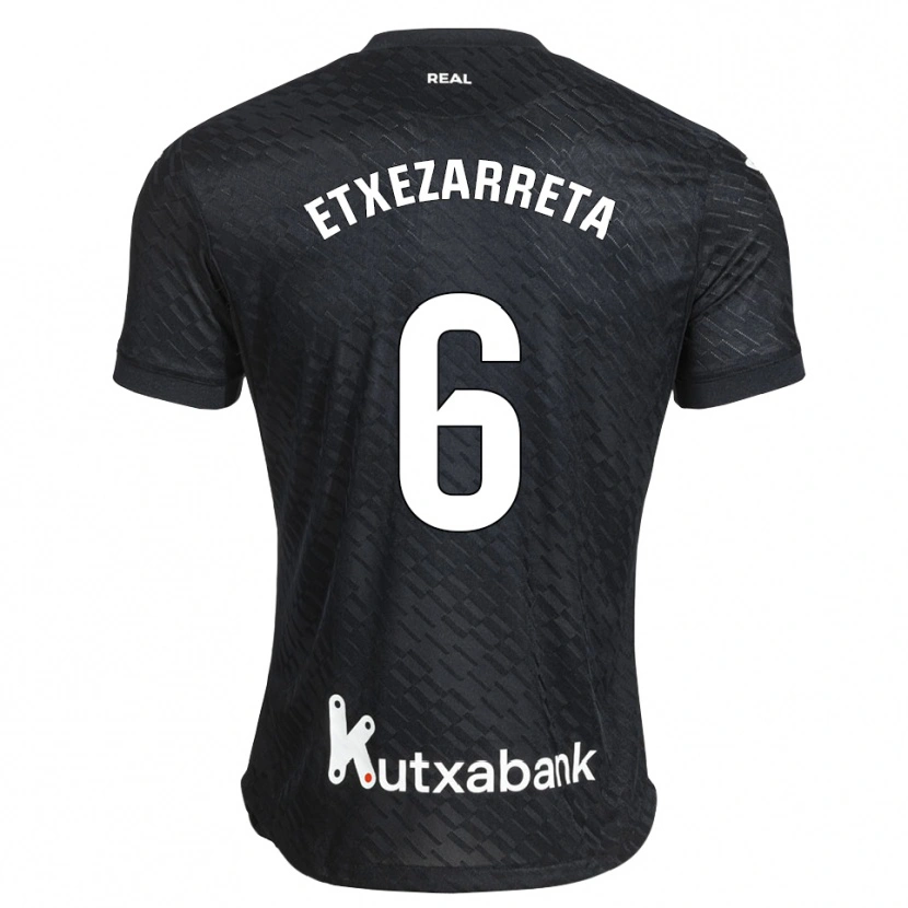 Danxen Herren Ane Etxezarreta Aierbe #6 Schwarz Weiß Auswärtstrikot Trikot 2026/27 T-Shirt Schweiz