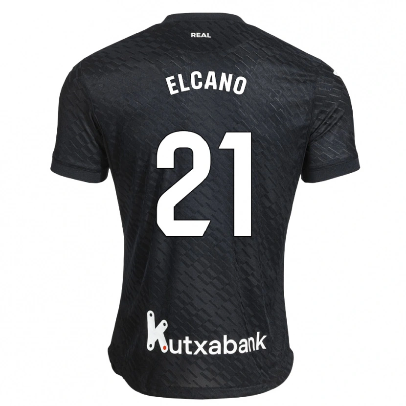 Danxen Herren Markel Elcano #21 Schwarz Weiß Auswärtstrikot Trikot 2026/27 T-Shirt Schweiz