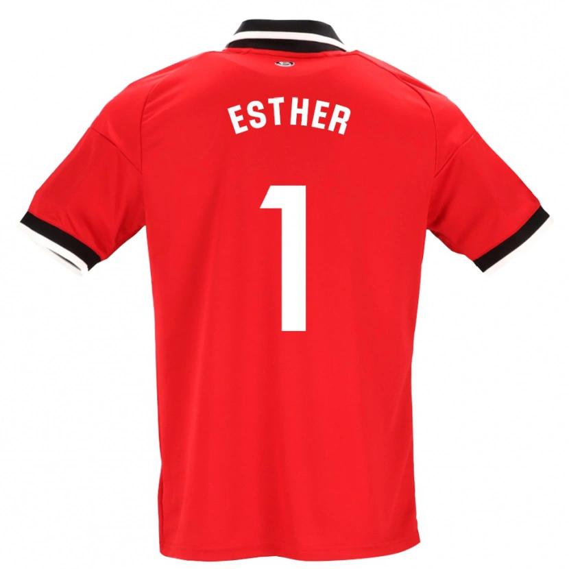 Danxen Herren Esther Sullastres Ayuso #1 Schwarz Weiß Rot Auswärtstrikot Trikot 2026/27 T-Shirt Schweiz
