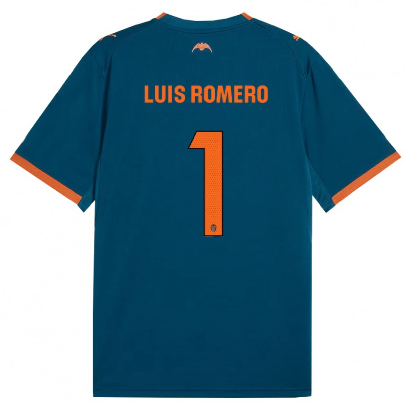 Danxen Herren Luis Romero #1 Stahlblau Orange Auswärtstrikot Trikot 2026/27 T-Shirt Schweiz