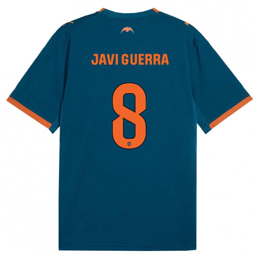 Danxen Herren Javi Guerra #8 Stahlblau Orange Auswärtstrikot Trikot 2026/27 T-Shirt Schweiz