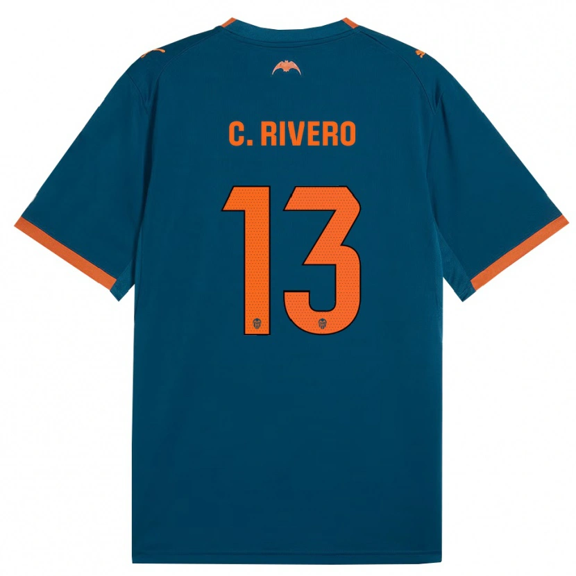 Danxen Herren Cristian Rivero #13 Stahlblau Orange Auswärtstrikot Trikot 2026/27 T-Shirt Schweiz
