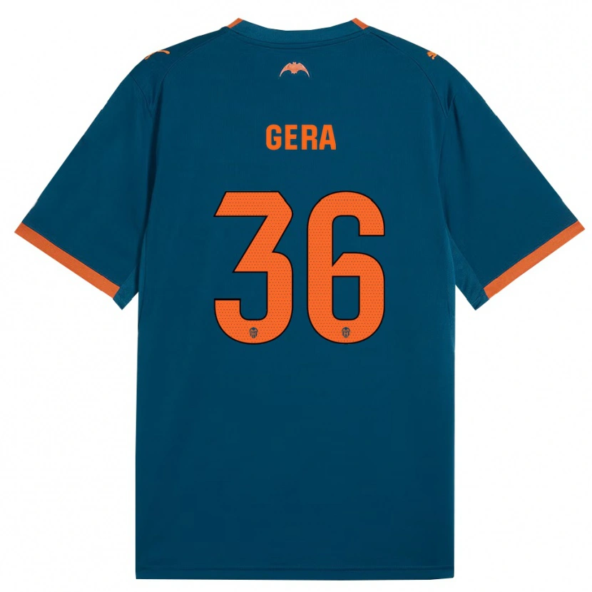 Danxen Herren Alin Gera #36 Stahlblau Orange Auswärtstrikot Trikot 2026/27 T-Shirt Schweiz