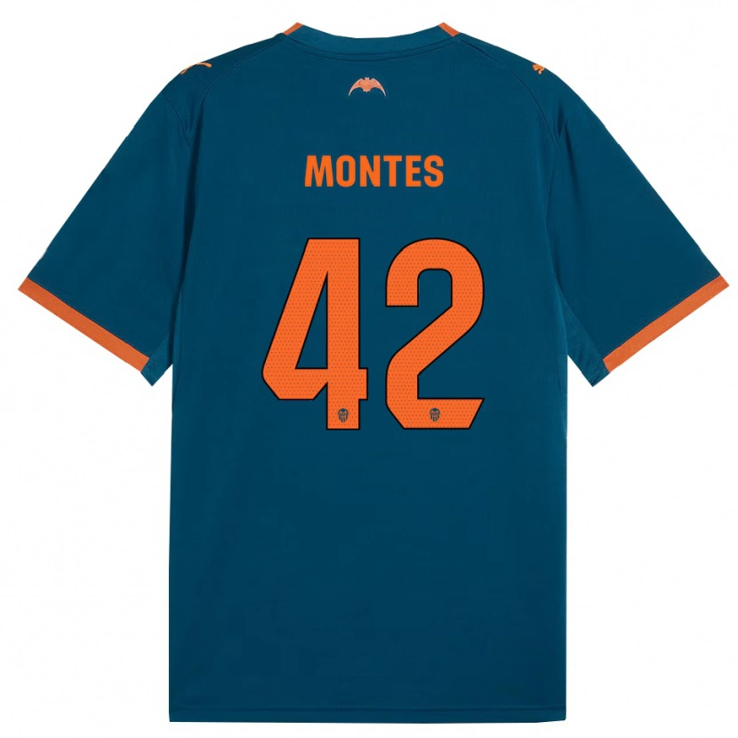 Danxen Herren Jan Montes #42 Stahlblau Orange Auswärtstrikot Trikot 2026/27 T-Shirt Schweiz