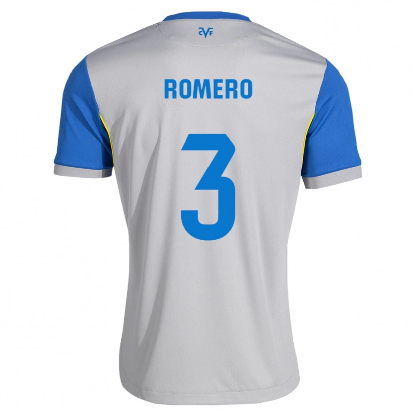 Danxen Herren Cristo Romero #3 Dodgerblau Grau Auswärtstrikot Trikot 2026/27 T-Shirt Schweiz