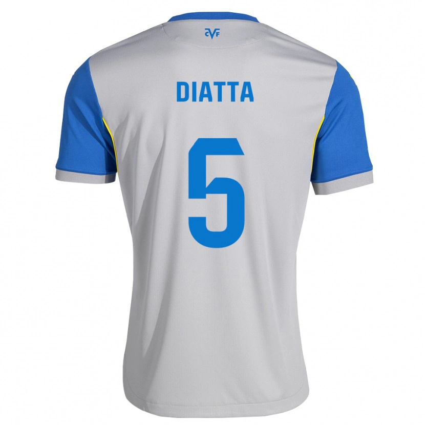 Danxen Herren Alassane Diatta #5 Dodgerblau Grau Auswärtstrikot Trikot 2026/27 T-Shirt Schweiz