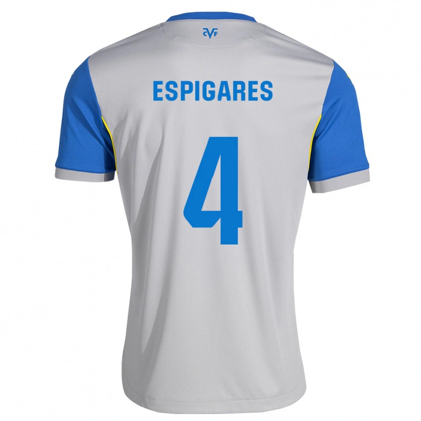 Danxen Herren Antonio Espigares #4 Dodgerblau Grau Auswärtstrikot Trikot 2026/27 T-Shirt Schweiz