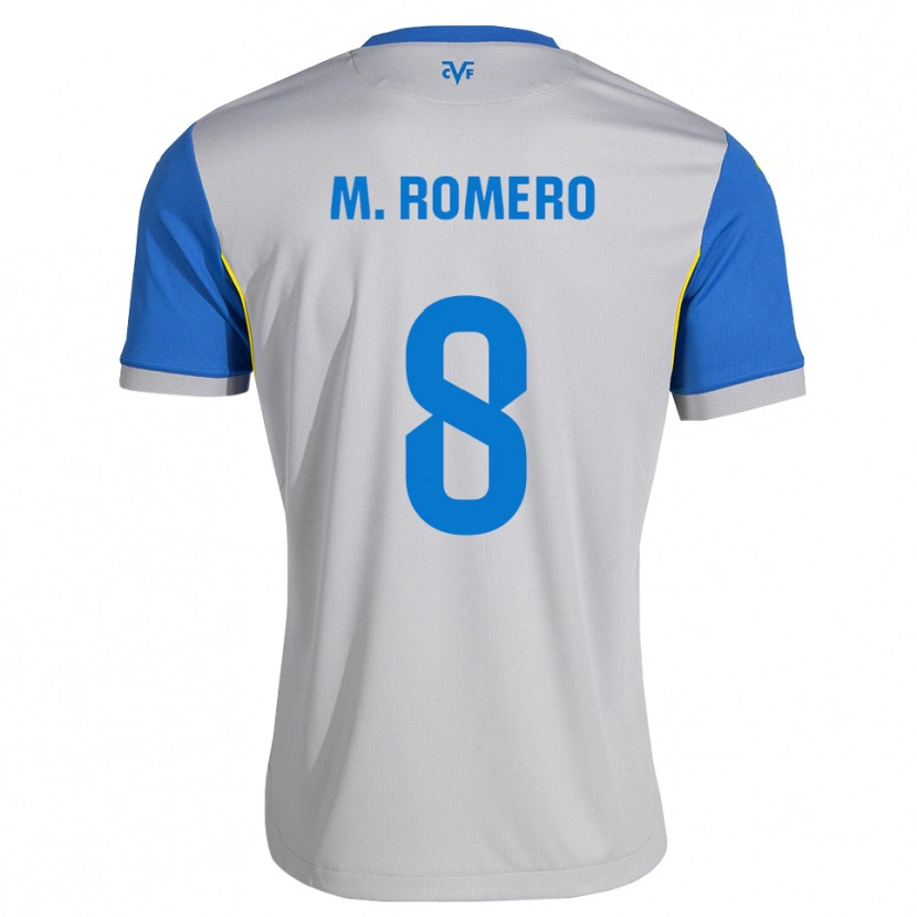 Danxen Herren María Romero #8 Dodgerblau Grau Auswärtstrikot Trikot 2026/27 T-Shirt Schweiz